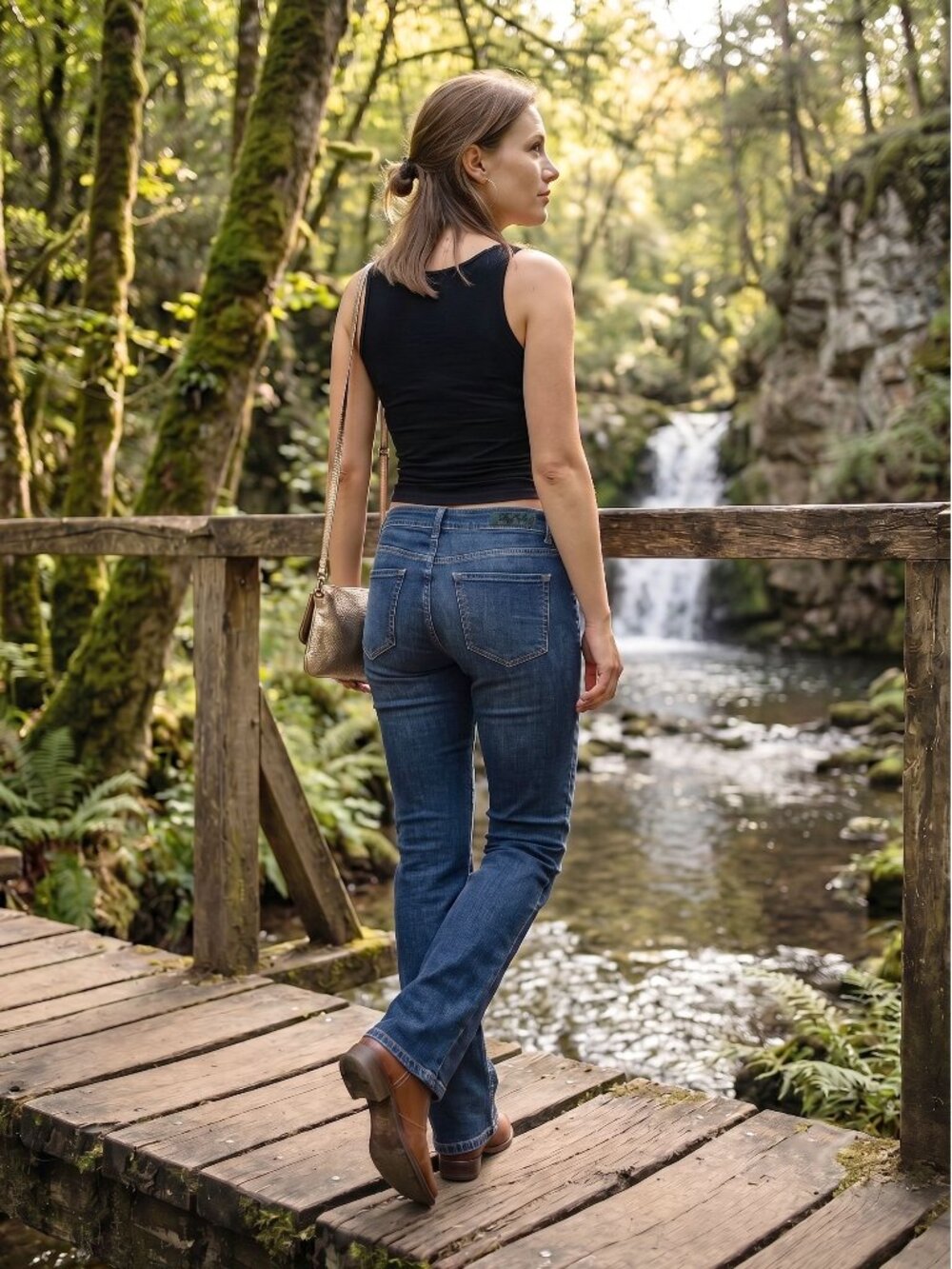 BUFFALO David Bitton BOULEVARD Mid Rise Stretch Straight Jeans (12x32)